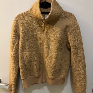 Everlane Tan Teddy Jacket
